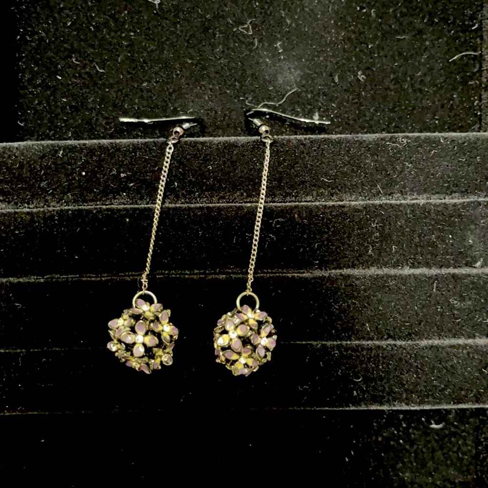 Floral earrings